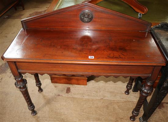 Victorian mahogany hall table